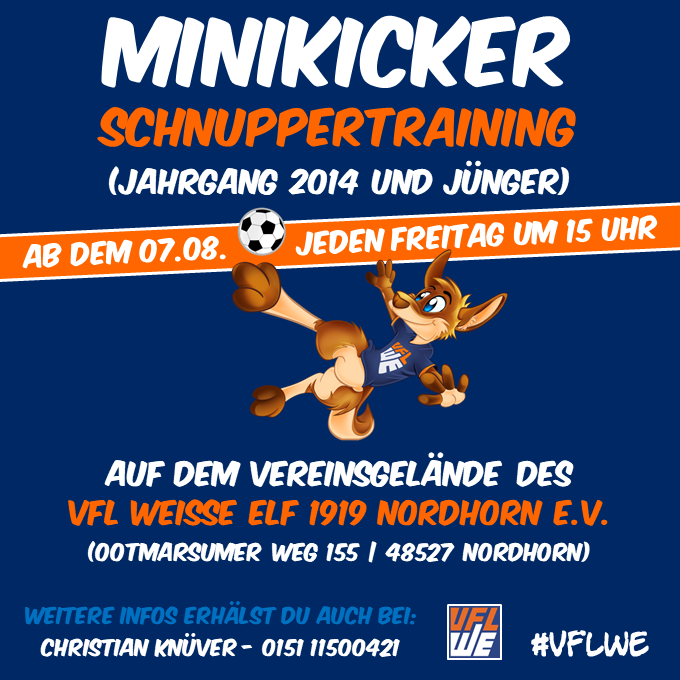 Schnuppertraining für Minikicker