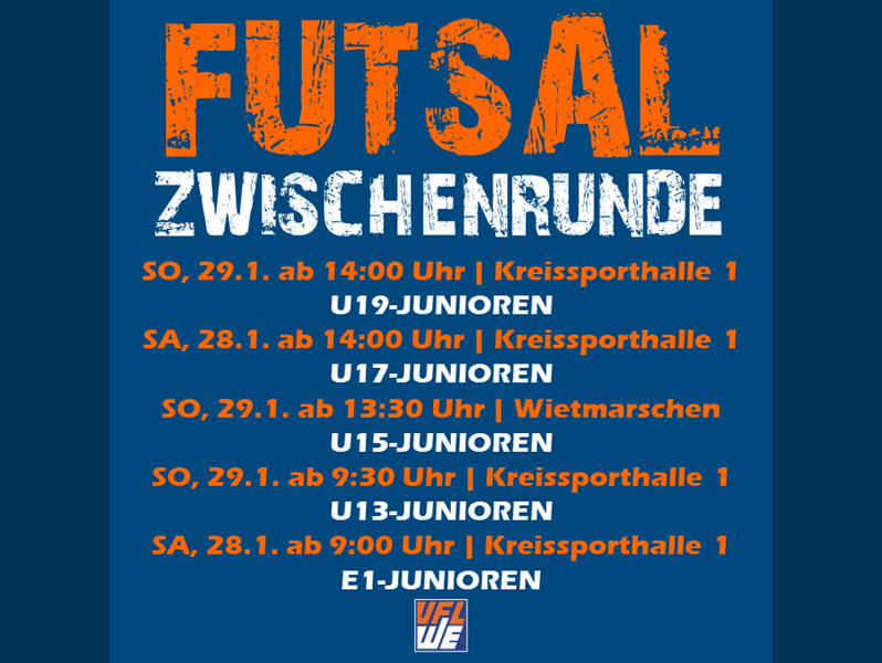 Zwischenrunden im Futsal stehen an