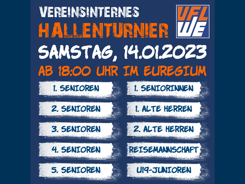 Internes Hallenturnier am 14.01.