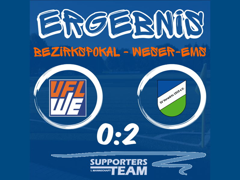 Pokalaus nach 0:2-Niederlage