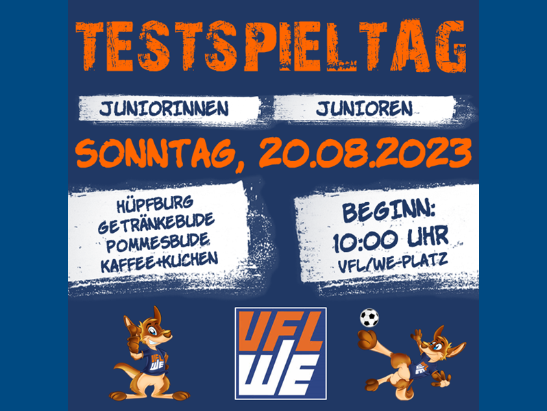 Testspieltag am Sonntag