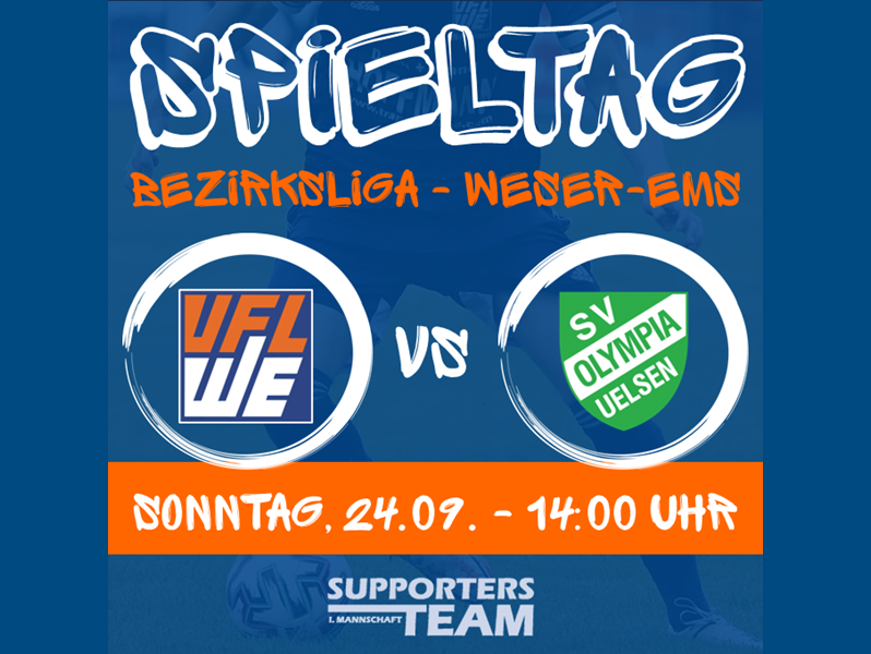 Nächstes Heimspiel gegen Uelsen am Sonntag