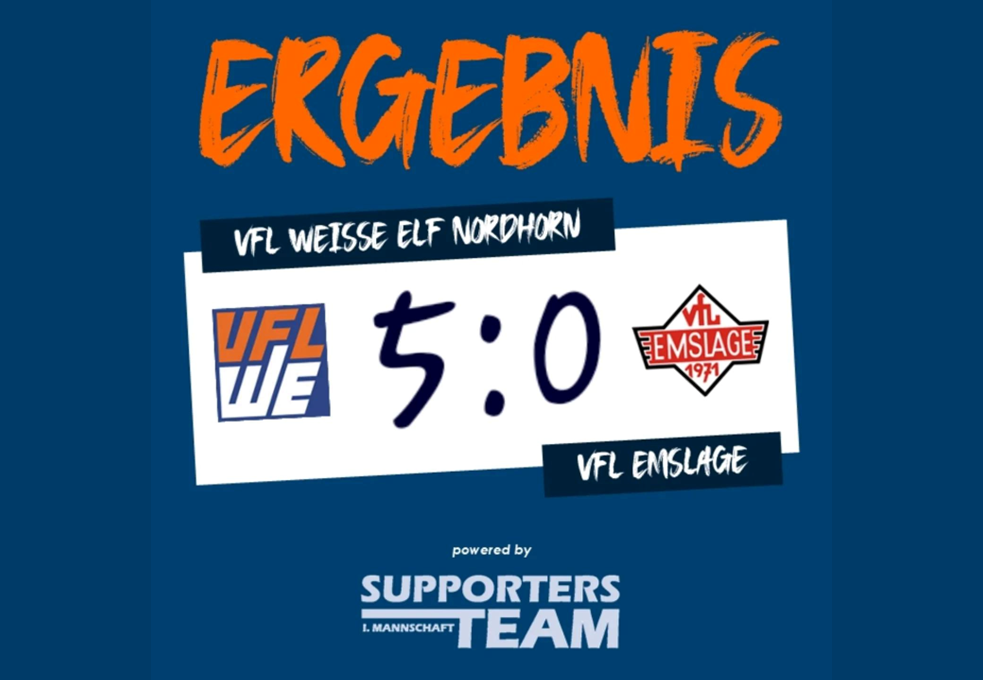 Erste: Letztes Heimspiel in 2024 endet mit einem 5:0-Sieg Erste: Letztes Heimspiel in 2024 endet mit einem 5:0-Sieg