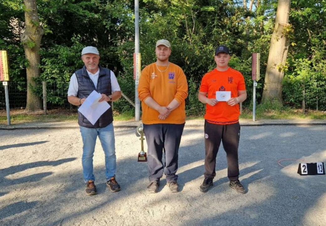 Finn Heidl und Jesco Honekamp- unsere Vize- Kreismeister „Doublette“ Finn Heidl und Jesco Honekamp- unsere Vize- Kreismeister „Doublette“