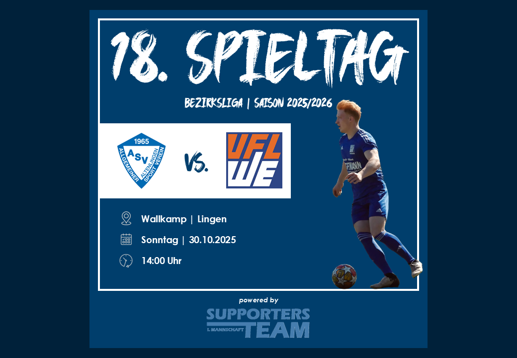 In Altenlingen tritt die Erste zum letzten Spiel im Jahr 2025 an