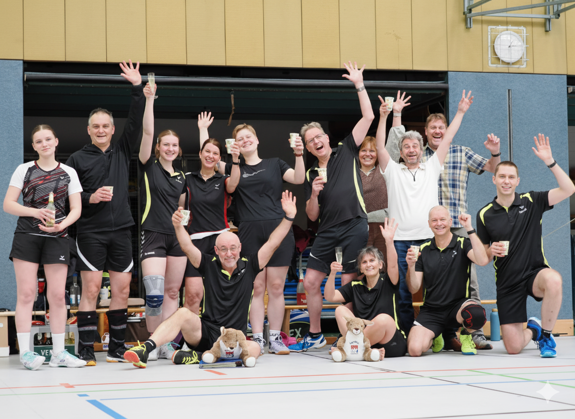 Badminton-Team wird Meister der Kreisliga